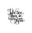 graphic ocean quote vector image