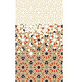 moroccan border geometric arabic islamic vector image