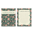 chinese greeting card template vector image vector image