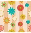 flower seamless pattern vector image vector image