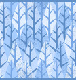 winter forest tree seamless pattern vector image vector image