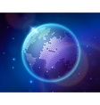 abstract globe vector image