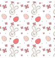 happy easter seamless pattern trendy vector image