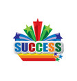 success design vector image vector image