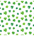 shamrock seamless colorful pattern vector image