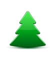 christmas tree icon vector image
