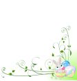 easter surprise background vector image