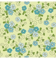 floral seamless pattern with forget-me-not vector image vector image
