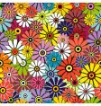 motley floral pattern vector image