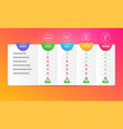 notebook technical info and graduation cap icons vector image