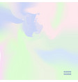 abstract holographic background in pastel colors vector image