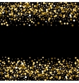 gold glitter background vector image vector image