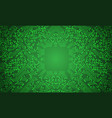 green circuit line technology pattern on white vector image vector image
