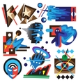 psychology - abstract symbols vector image