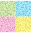 alphabet patterns vector image vector image