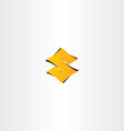 letter s gradient logotype icon vector image