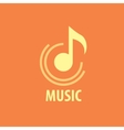 logo musik vector image