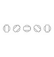 rotate phone icons of of mobile phones vector image