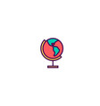 world wide icon design essential icon design vector image