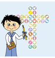 boy first communion vector image