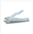 a nail cutter which is usually used to clean vector image vector image