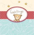 greeting card vector image vector image