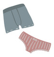 underwear flat vector image