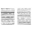 hand drawn grunge brushes set artistic pen vector image