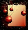 christmas background vector image vector image