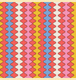 70s geometric retro seamless pattern rainbow vector image