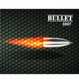 bullet background concept vector image vector image