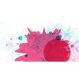 abstract sphere background with plexus effect 3d vector image vector image