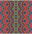 ethnic geometric striped seamless tribal pattern vector image