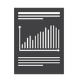 financial report concept vector image vector image