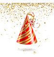 party hat vector image vector image