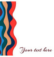 background with layers of cut paper vector image