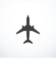 plane icon vector image vector image
