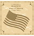 vintage 4th of july vector image vector image