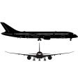 boeing 787 dreamliner vector image vector image