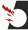 red arrows breaking wall vector image vector image