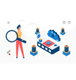banking cloud services blockchain finance vector image