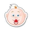 baby face vector image vector image