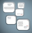banner speech bubble vector image vector image