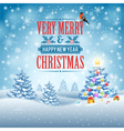 christmas background vector image vector image