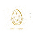 happy easter banner background template vector image vector image