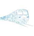train vector image vector image
