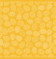 easter seamless background with eggs gift card vector image