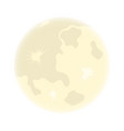 halloween moon element vector image