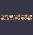 happy easter holiday celebration sale banner flyer vector image vector image