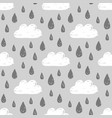 rainy weather pattern vector image